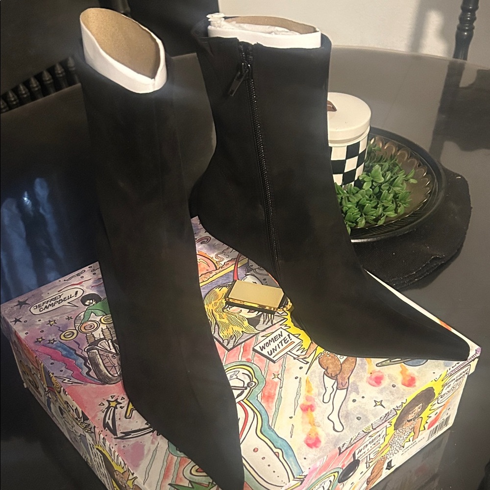 Jeffrey Campbell Women's Black Ankle Boots